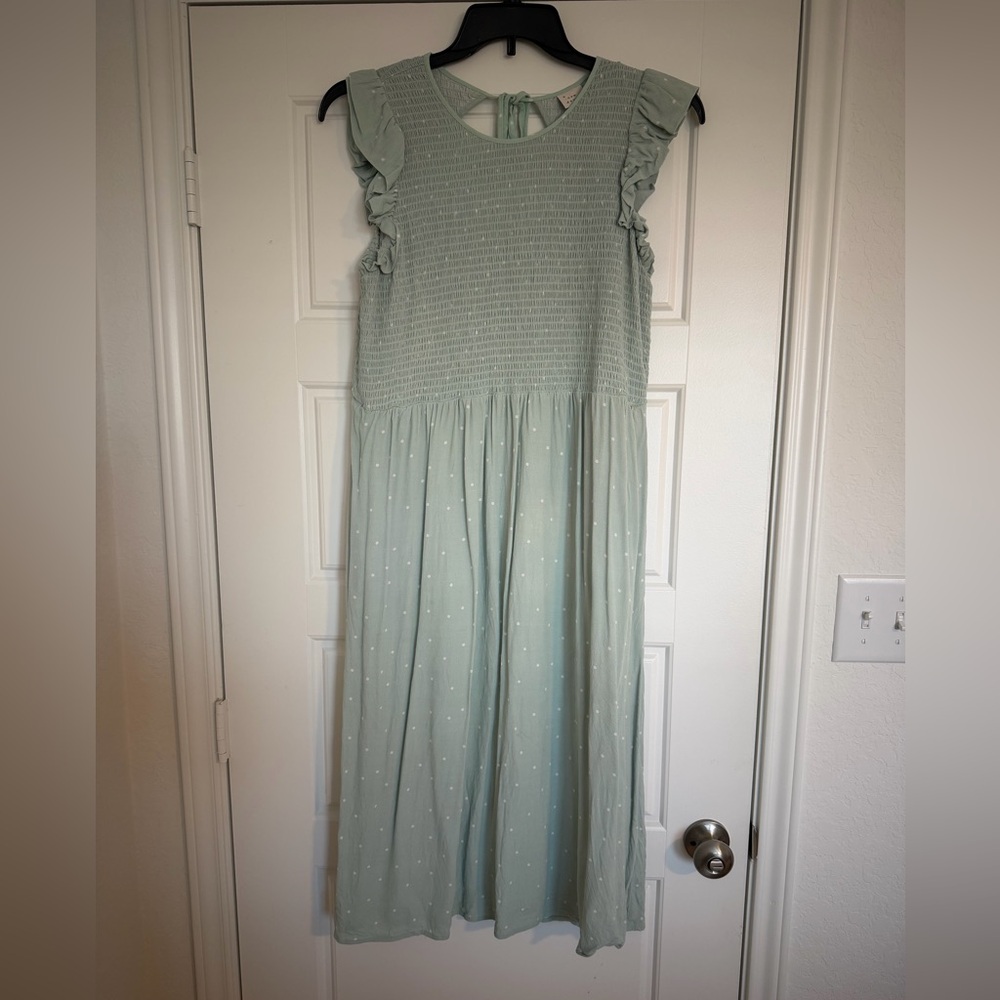 a new day Women's Midi Dress in Light Green